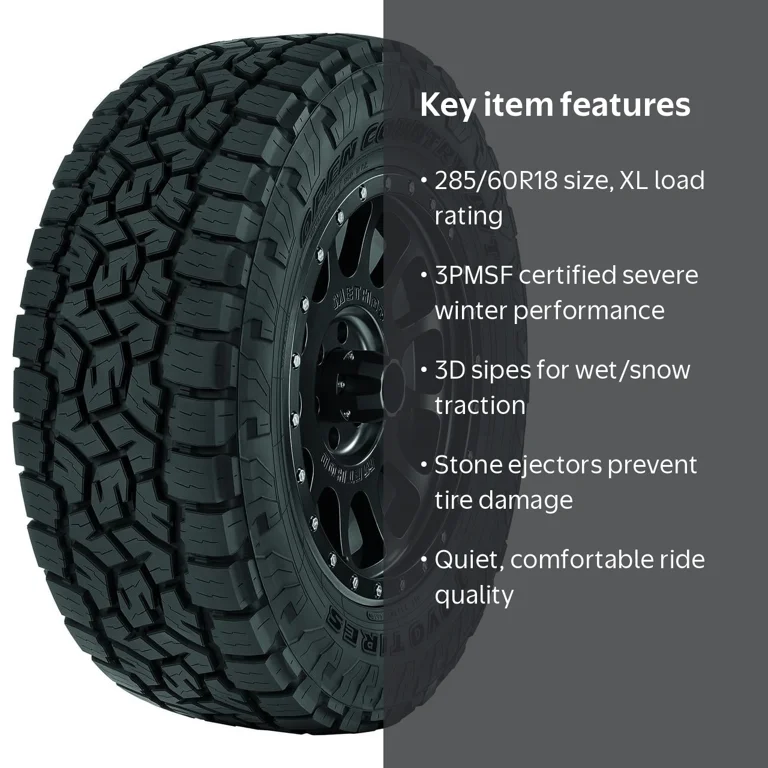 Toyo, Light Truck Tire, 285/60R18, All Terrain A/T III XL