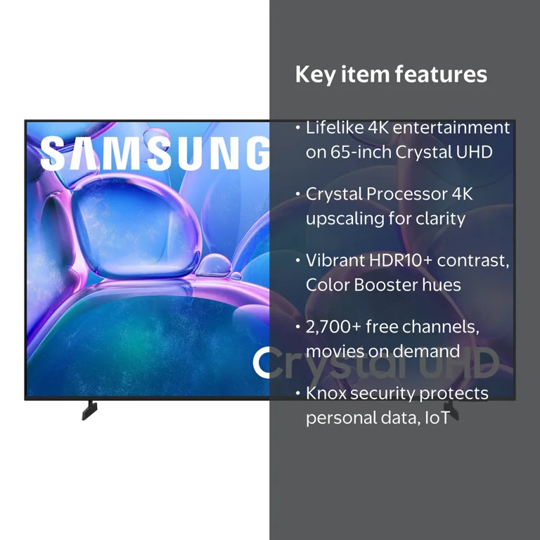 Samsung, 65‚Äù Class Crystal UHD U7900F 4K Smart TV 2025
