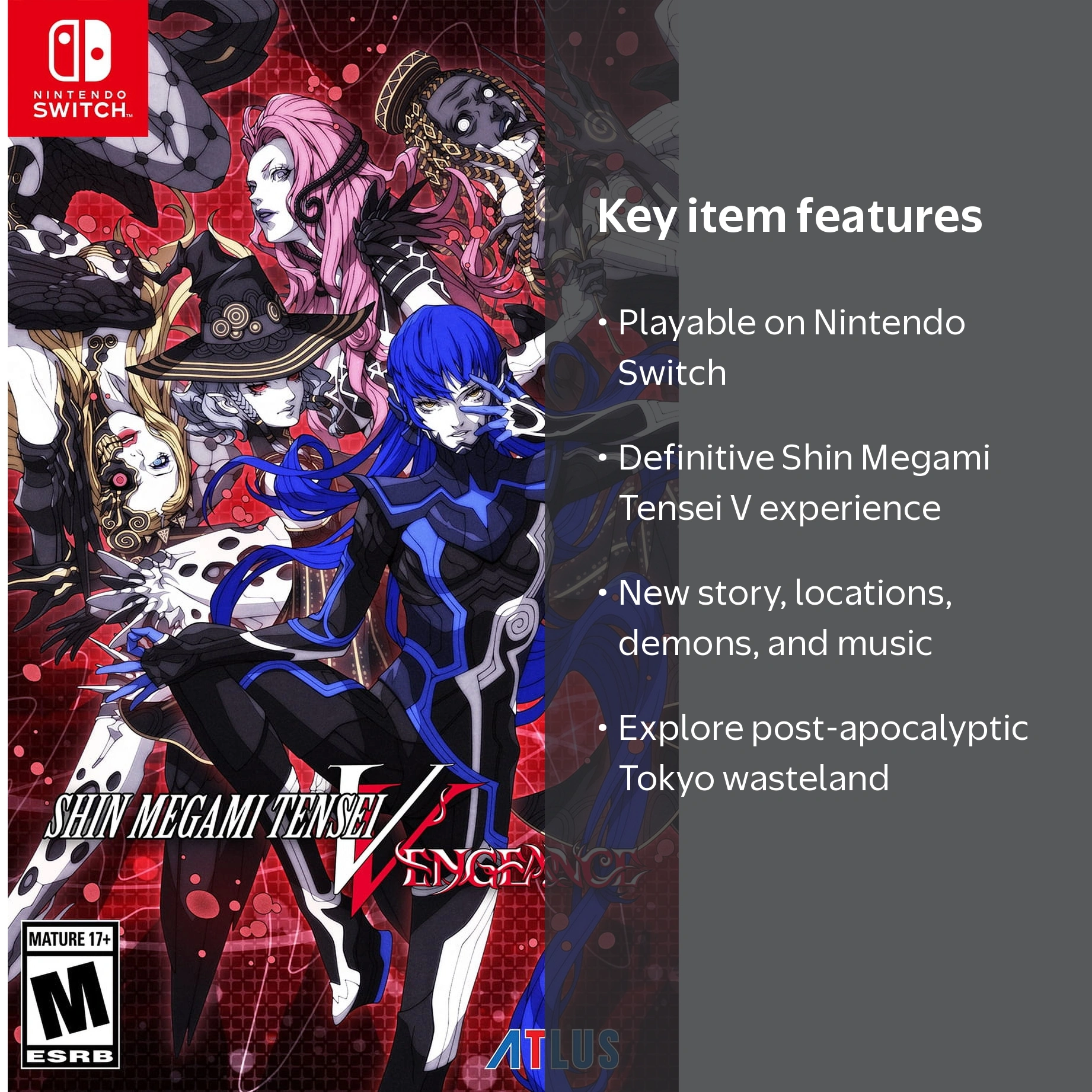 SEGA, Shin Megami Tensei V Vengeance, Nintendo Switch, Dark Lore