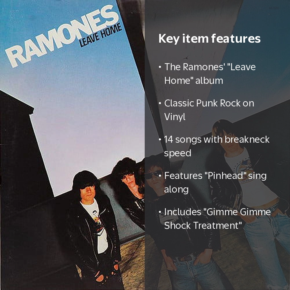 The Ramones - Leave Home - Music & Performance - Vinyl - Walmart.com