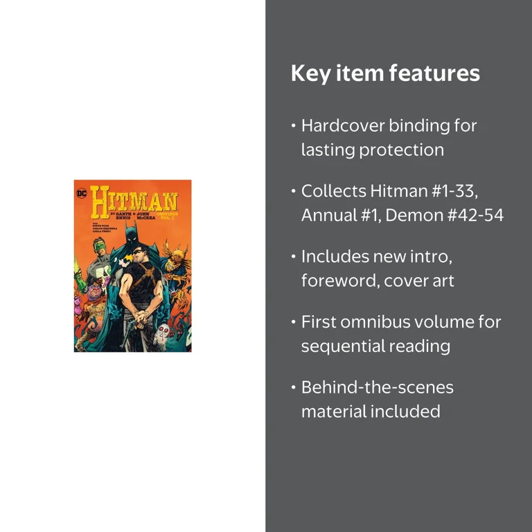 Free Shipping! Hitman by Garth Ennis and John McCrea Omnibus Vol