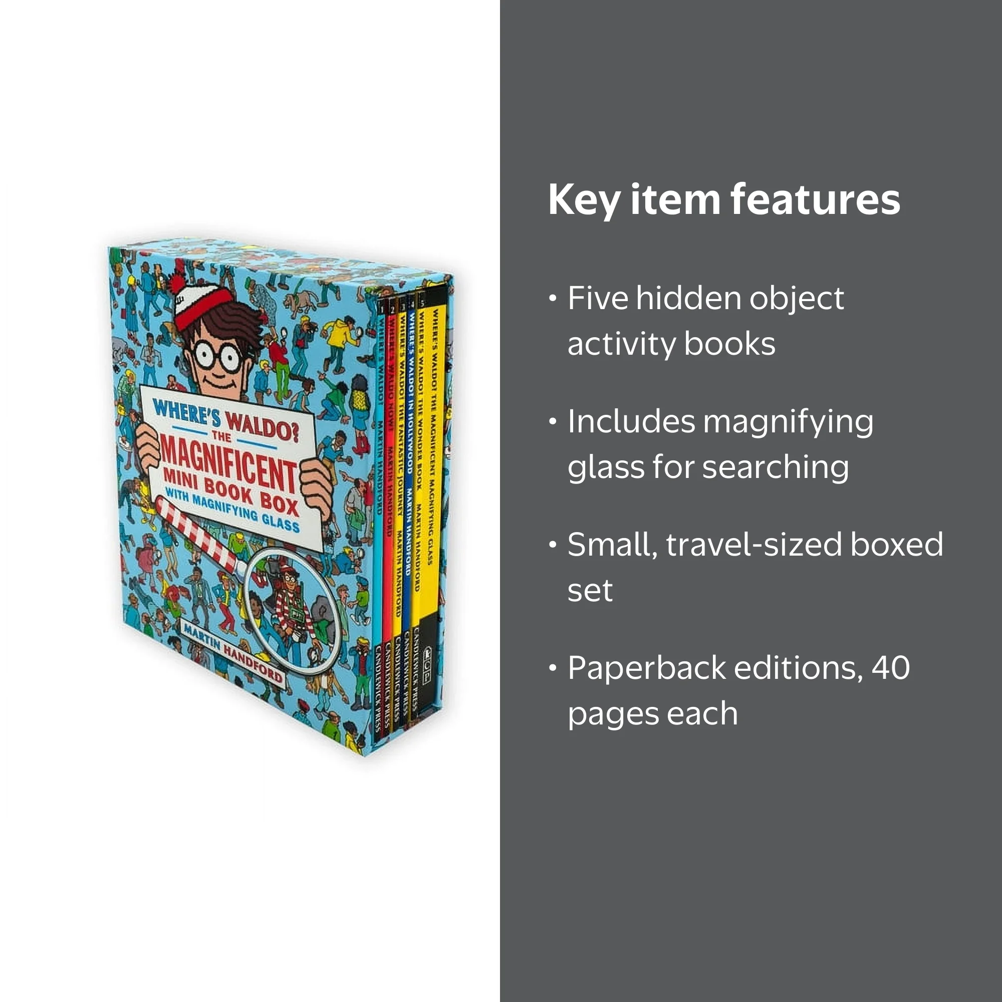 Walmart's Waldo?: The Magnificent Mini Boxed Set - Hardcover Kids