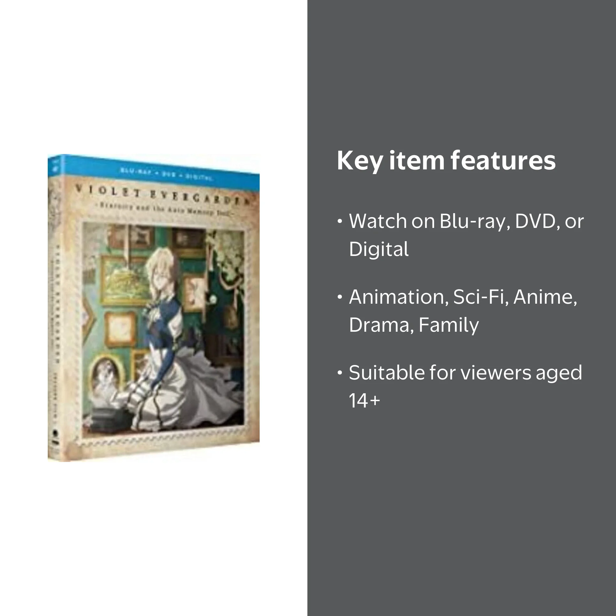 Violet Evergarden I: Eternity And The Auto Memory Doll (Blu-ray +