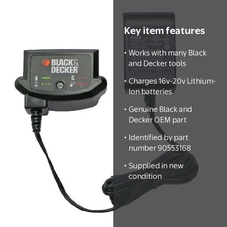 Black and Decker 20V Lithium-Ion Battery Rechargeable OEM