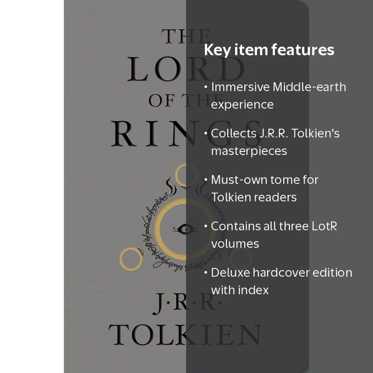 J. R. R. Tolkien, The Lord of the Rings Deluxe Edition Hardcover
