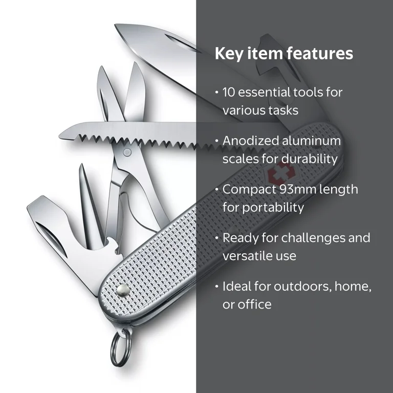 Victorikox オリジナルスイスアーミーナイフ Victorinox, Swiss Army Knife, Farmer X, 10 functions with scissors
