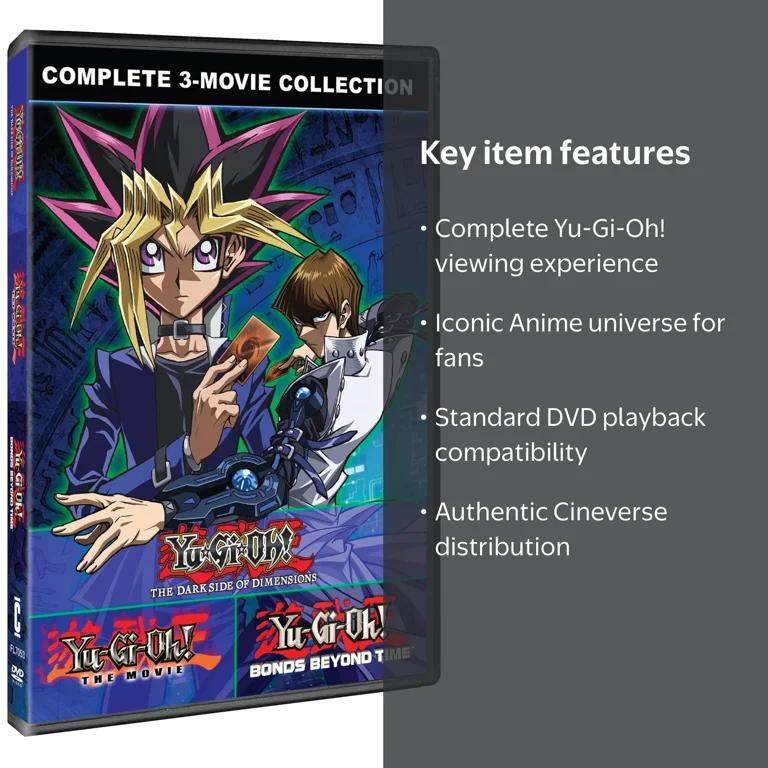 Yu-Gi-Oh! Complete 3-Movie Collection (DVD), Cineverse, Anime