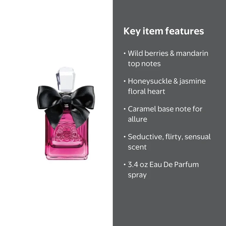 Juicy Couture, Eau De Parfum Spray, 3.4 oz, Viva La Juicy Noir