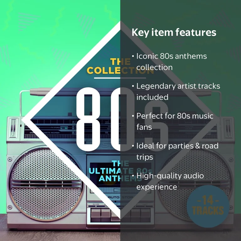 The Collection: 80's - The Ultimate 80's Anthems (CD) - Walmart.com