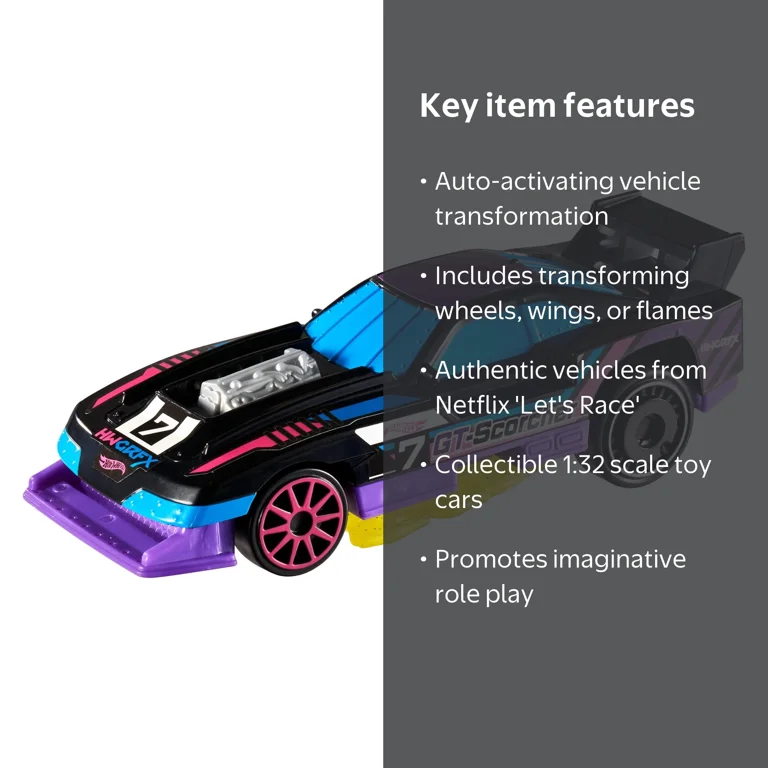 Hot Wheels Let's Race Activate! Toy Car or Truck, Styles May Vary