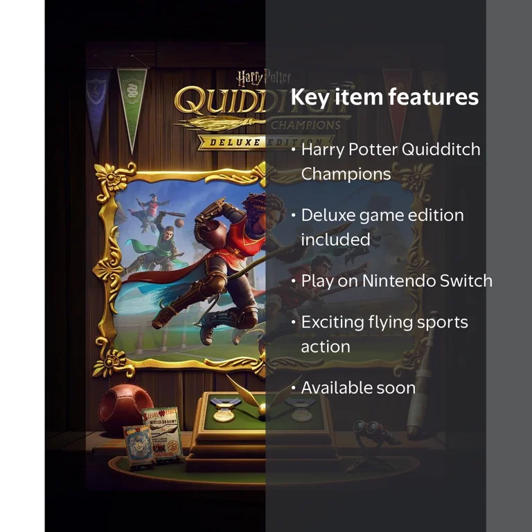 Free Shipping! Warner Bros Harry Potter Quidditch Champions Deluxe