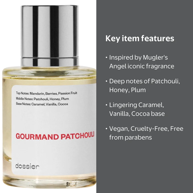☆ゴルチェ パヒュームド コンパクト Dossier Gourmand Patchouli Perfume, Inspired by Mugler's Angel