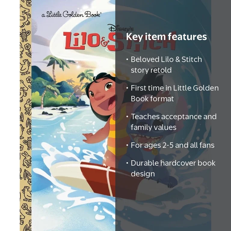 Little Golden Book Lilo & Stitch (Disney Lilo & Stitch) (Hardcover