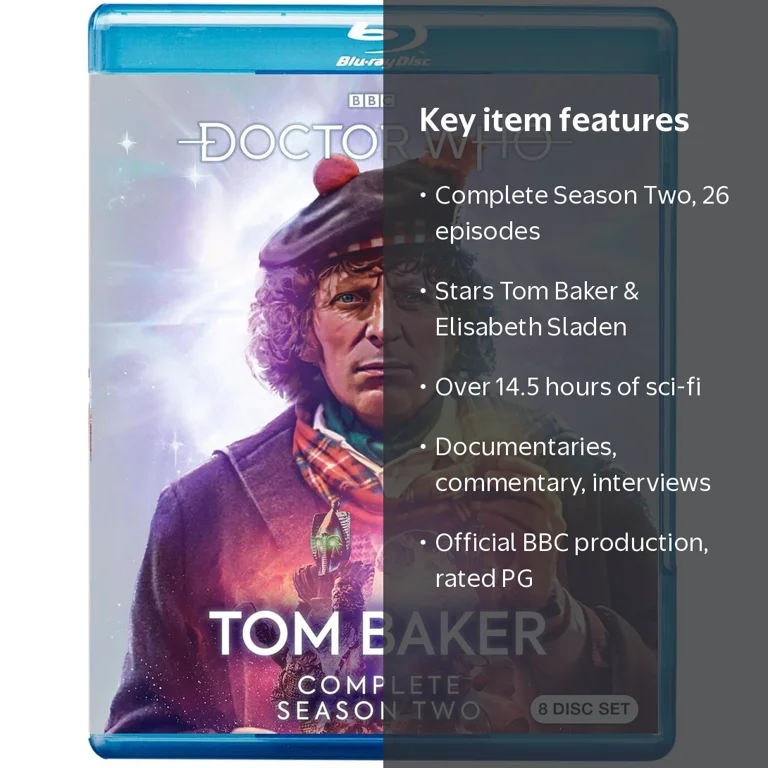Doctor Who: Tom Baker Complete Season Two, 26 episodes on 8 discs
