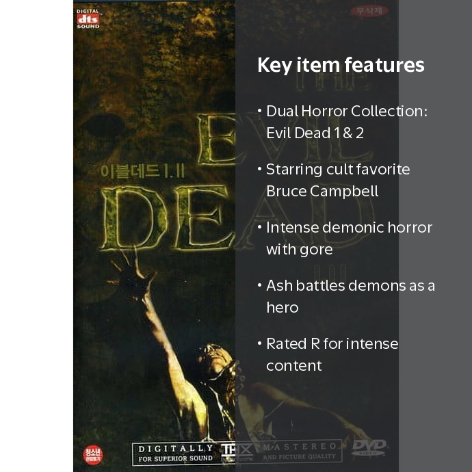 Imports - The Evil Dead 1 & 2 [DIGITAL VIDEO DISC] - Walmart.com