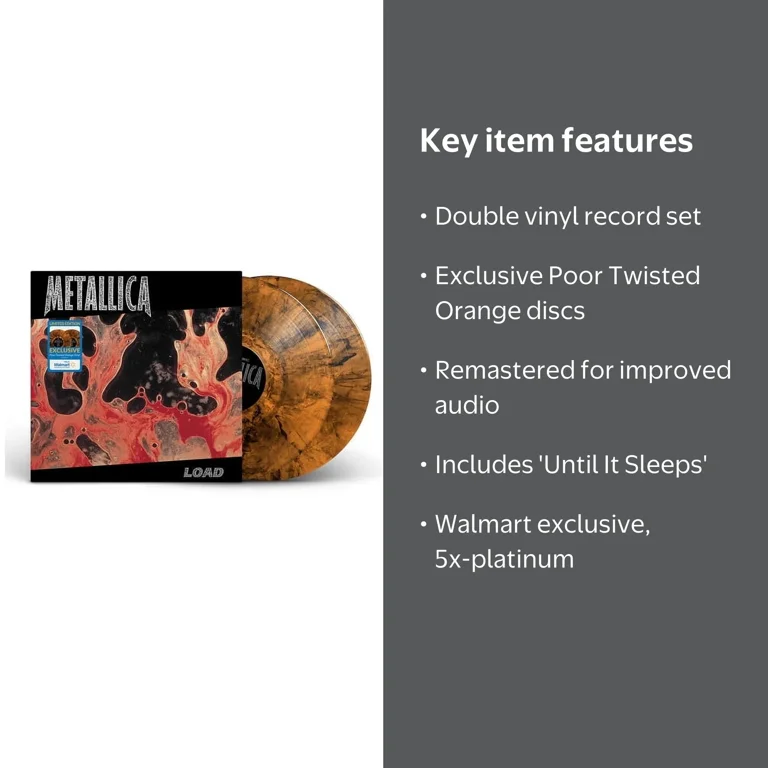 Metallica – Load (Remastered) – Walmart Exclusive - 2LP Vinyl