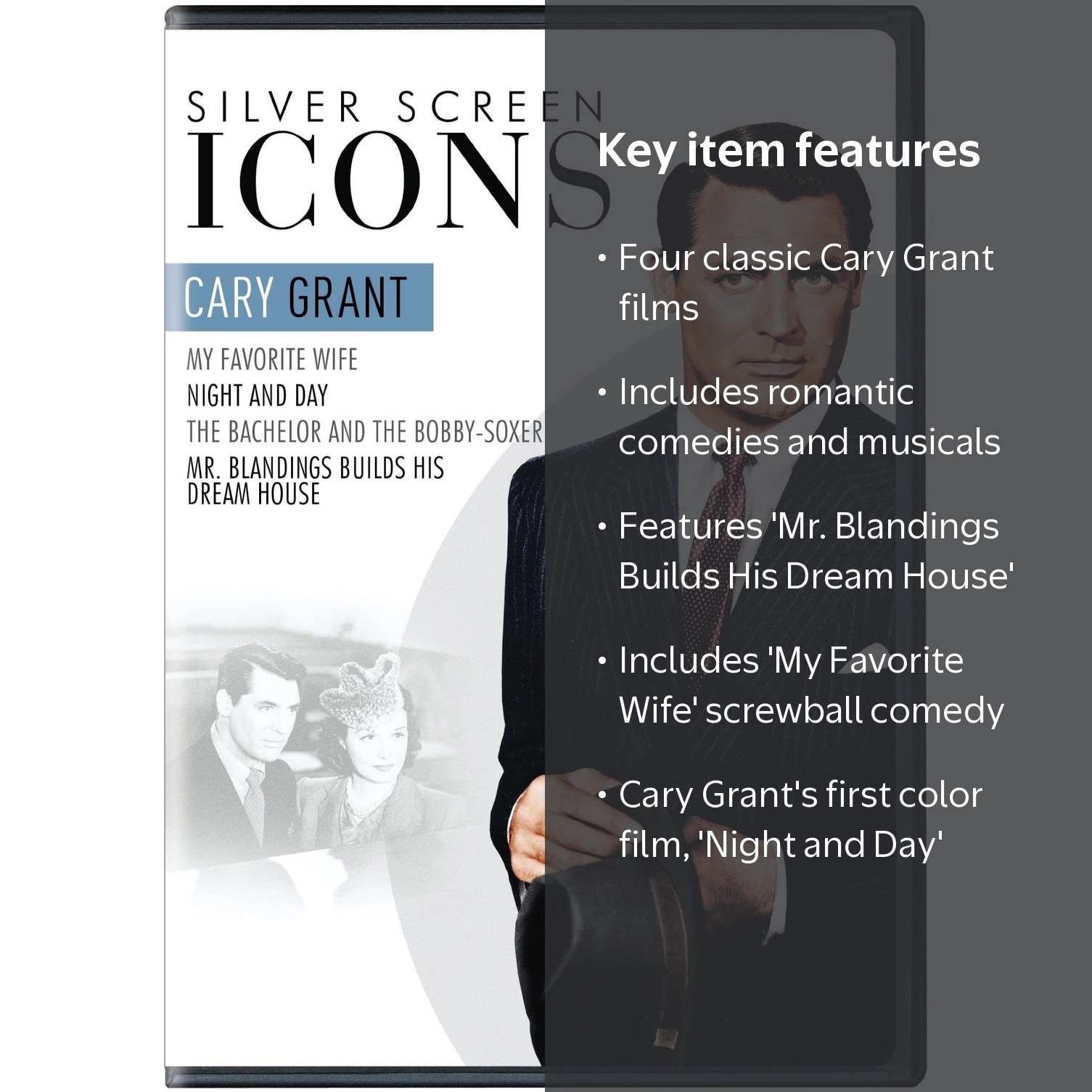 Silver Screen Icons: Cary Grant - Walmart.com