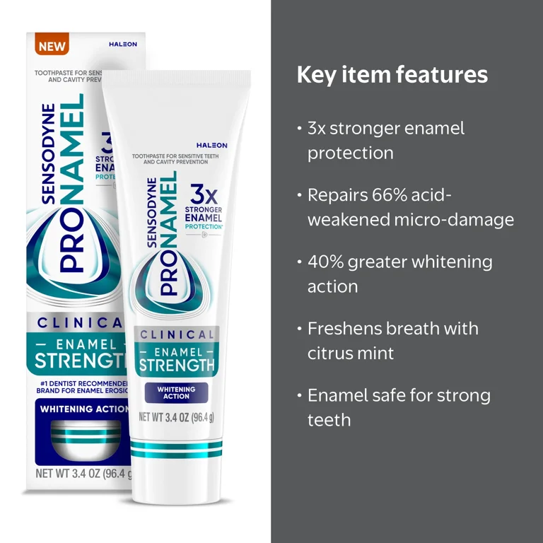 美style 新品　PROTONAID MISTLOTION 150mL Sensodyne Pronamel Enamel Strengthening Whitening Toothpaste