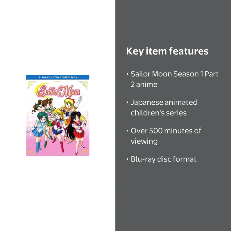 Sailor Moon: Season 1, Part 2 [Blu-ray] - Walmart.com