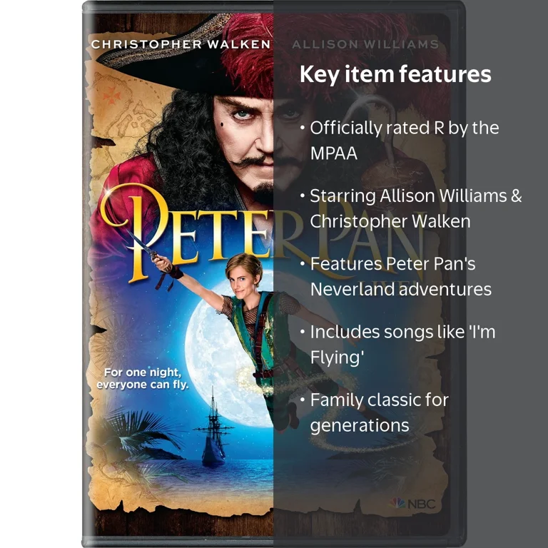 Peter Pan Live! [DVD] - Walmart.com