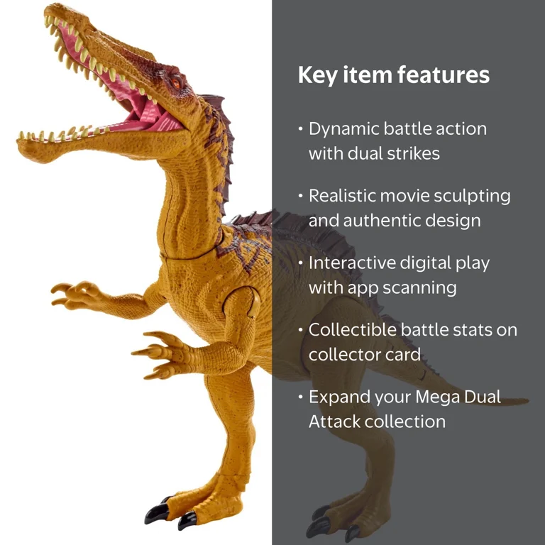 Jurassic World Mega Dual Attack Suchomimus - Walmart.com