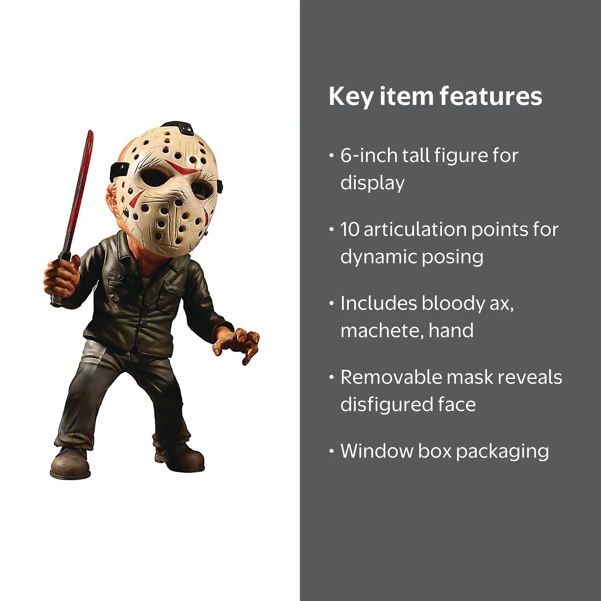 Friday the 13th Jason Voorhees Stylized 6-Inch Action Figure