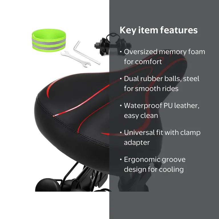 most comfortable womens bicycle seat Oversized Bike For Men And Women, Extra Wide Cushion Micargi Most Comfortable Bike Seat Seat Cushion Most Comfortable Women's