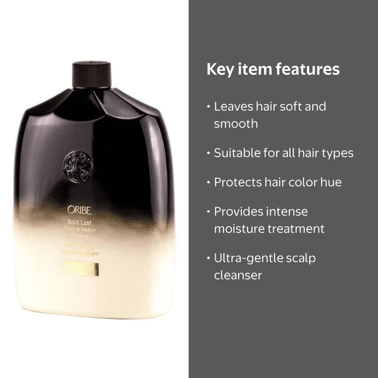 Oribe Ultra-Gentle Gold Lust Repair & Restore Shampoo for