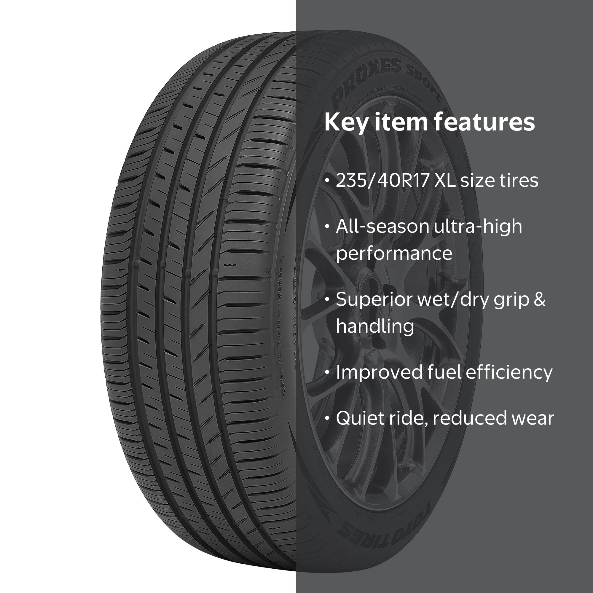 Toyo Proxes Sport A/S+ UHP All Season 235/40R17 94W XL Passenger