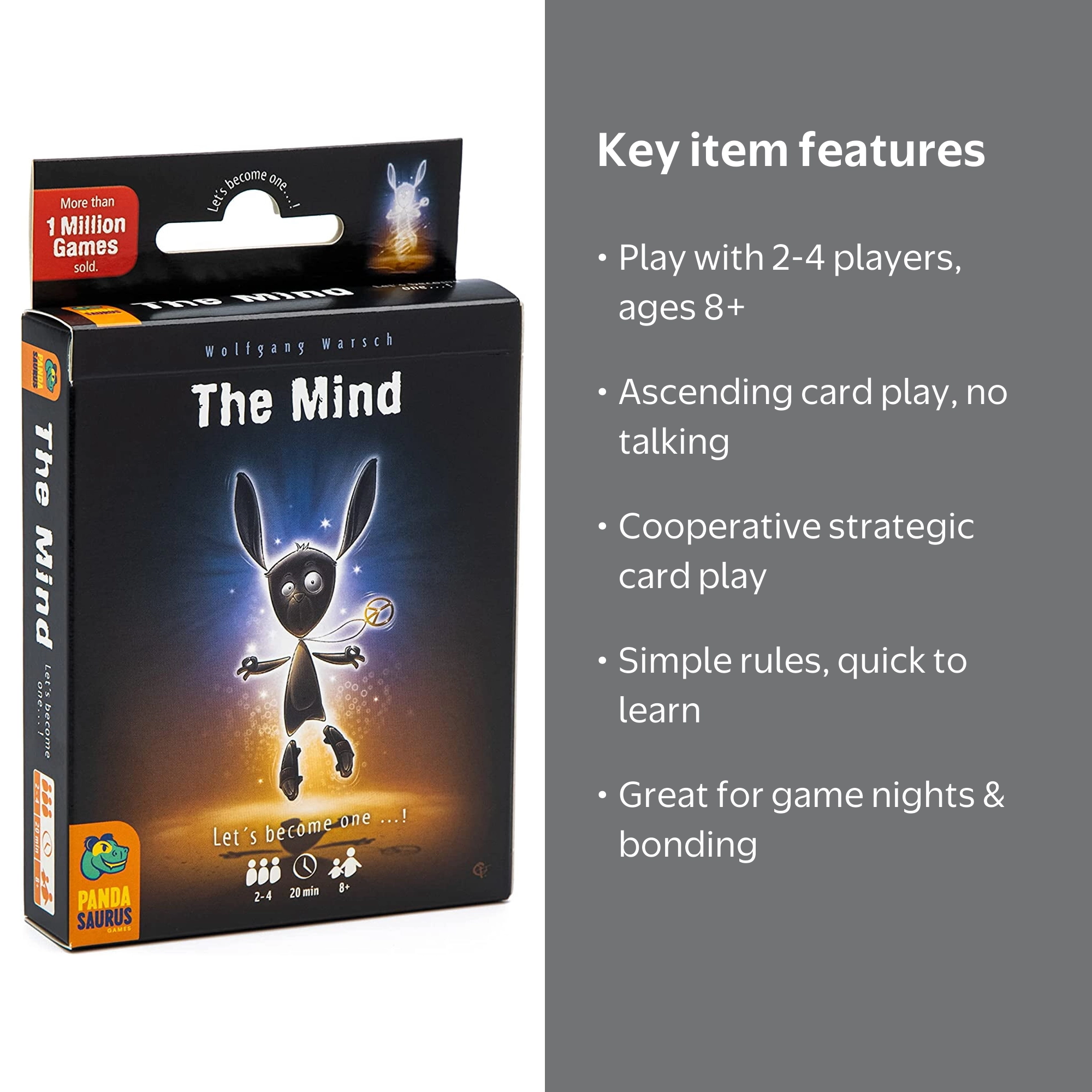 Pandasaurus Games The Mind - Addictive, Non-Verbal Communication