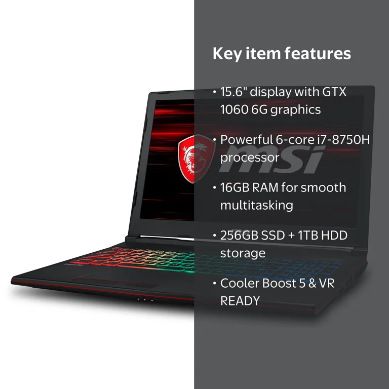 MSI GP63 Leopard-077 15.6