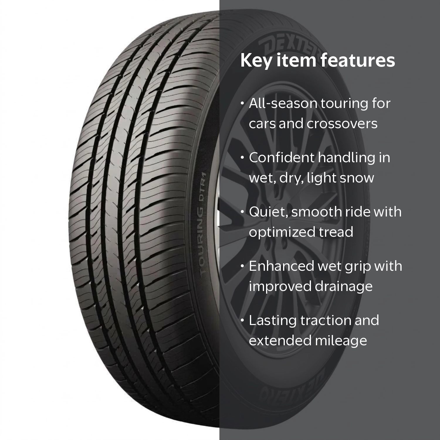 Dextero DTR1 All-Season Touring 215/60R17 96T Passenger Tire