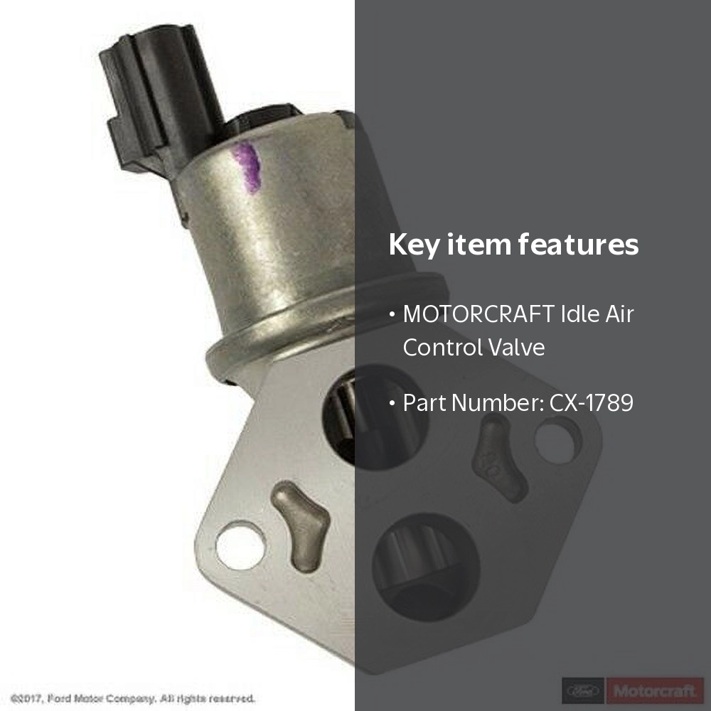 β-1789 Idle Air Control Valve MOTORCRAFT CX-1789 fits 02-03 Ford F-150