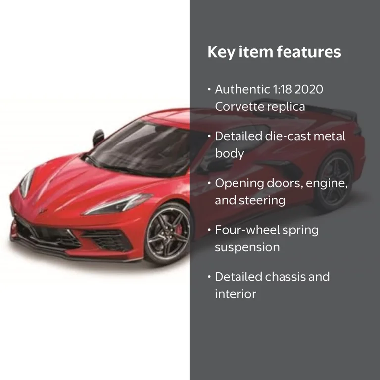 Maisto, Chevrolet Corvette Stingray Z51, 1:18 Special Edition, Red