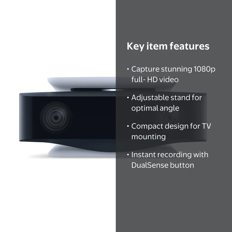 Sony PlayStation 5 HD Camera with DualSense and Adjustable Stand