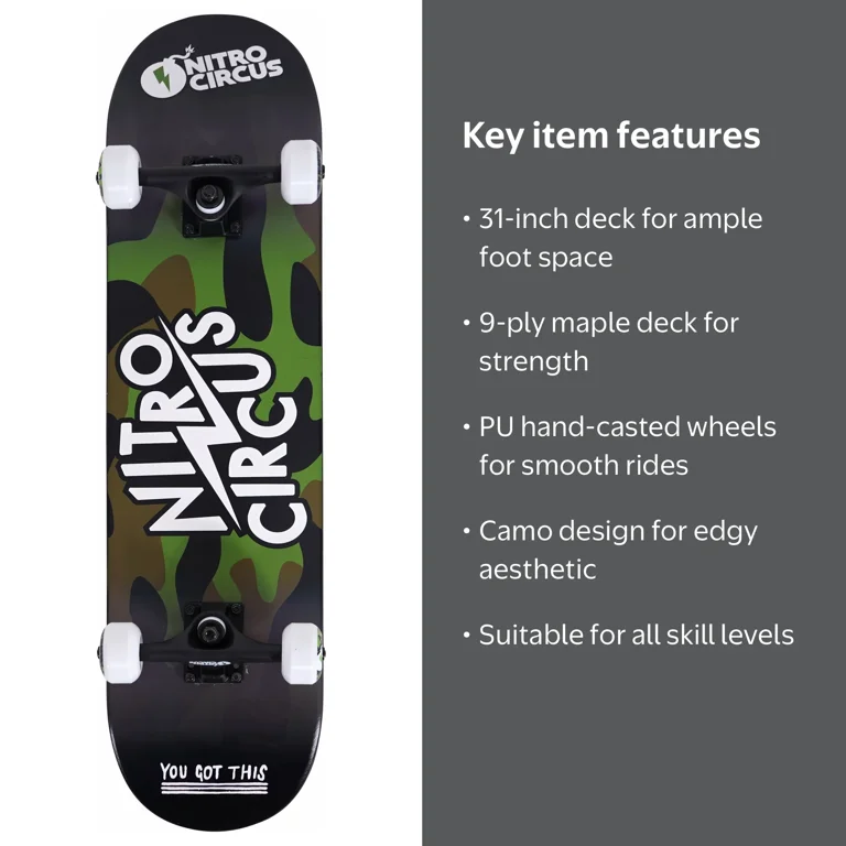 nitro circus snowboard The 2026 Beauty Women's this skateboard offers a perfect balance of stability and maneuverability for both beginners and experienced riders Nitro Circus Skateboard Review |
