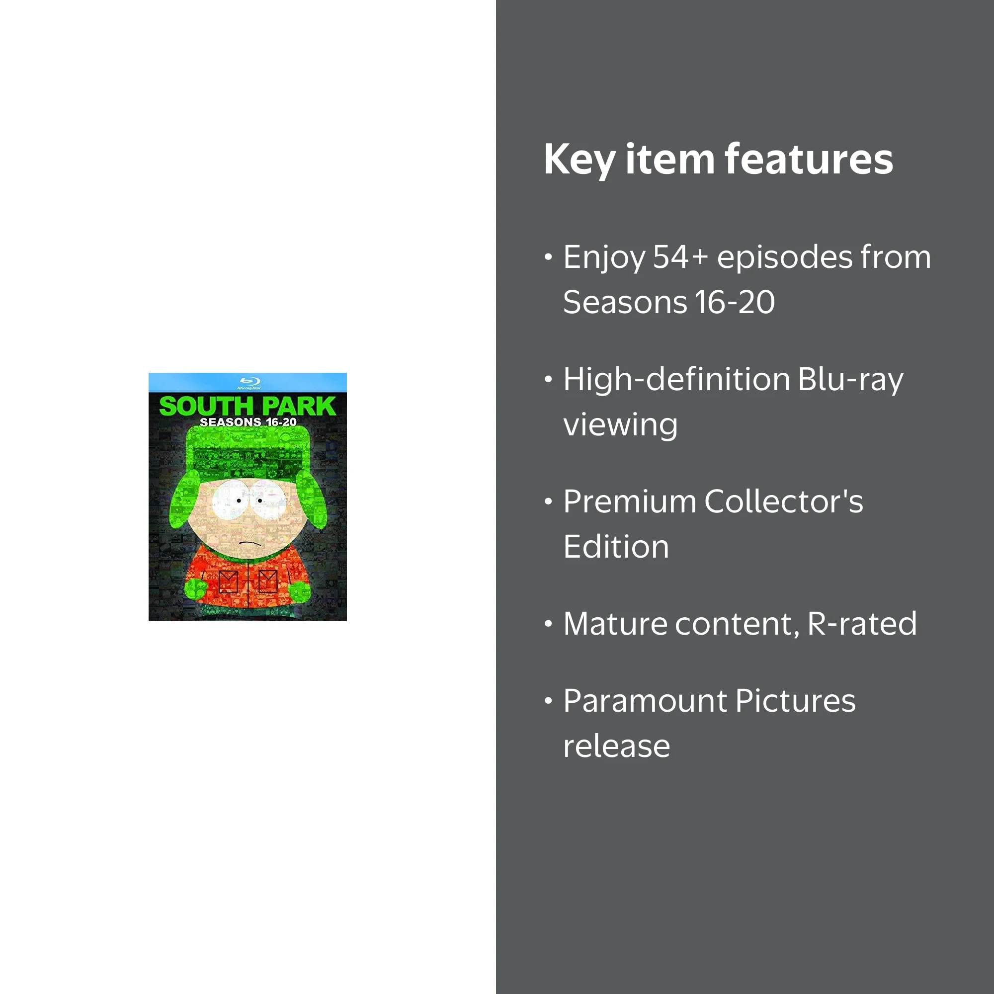 Paramount Home Video, South Park: Seasons 16-20 Blu-ray, Box Set