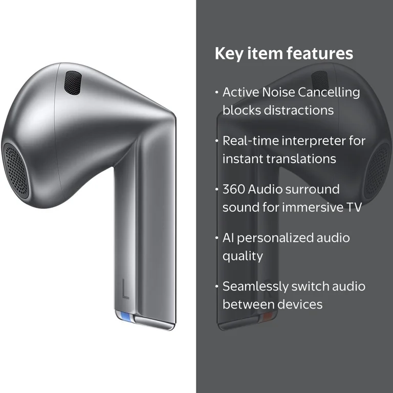Samsung Galaxy Buds3 In-Ear Noise Cancelling True Wireless Earbuds