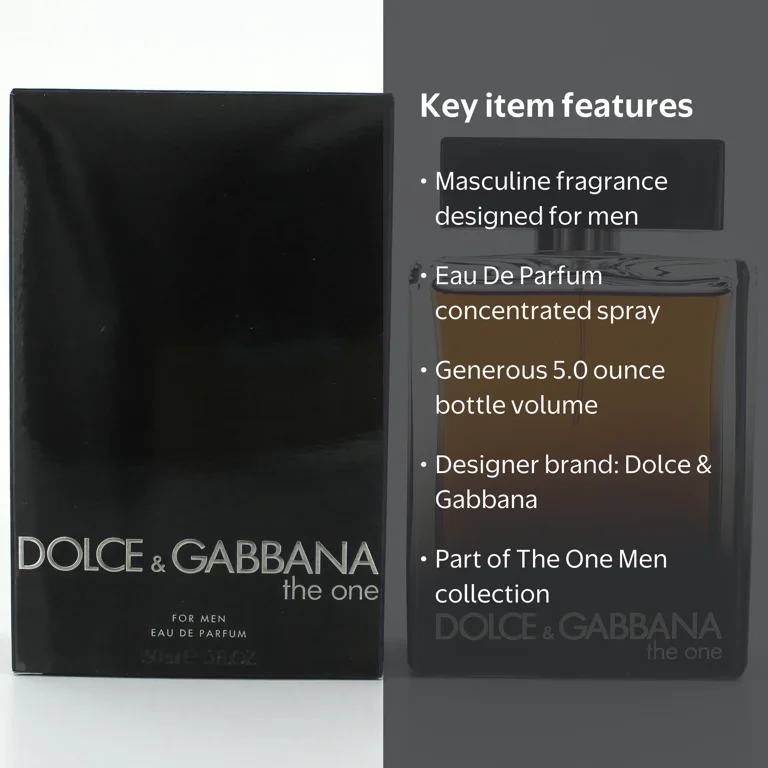 Dolce & Gabbana, The One Men Eau De Parfum Spray, 5.0 oz - Walmart.com