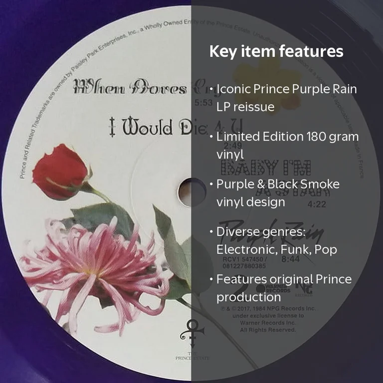 Prince & The Revolution - Purple Rain (LP) - Vinyl - Walmart.com