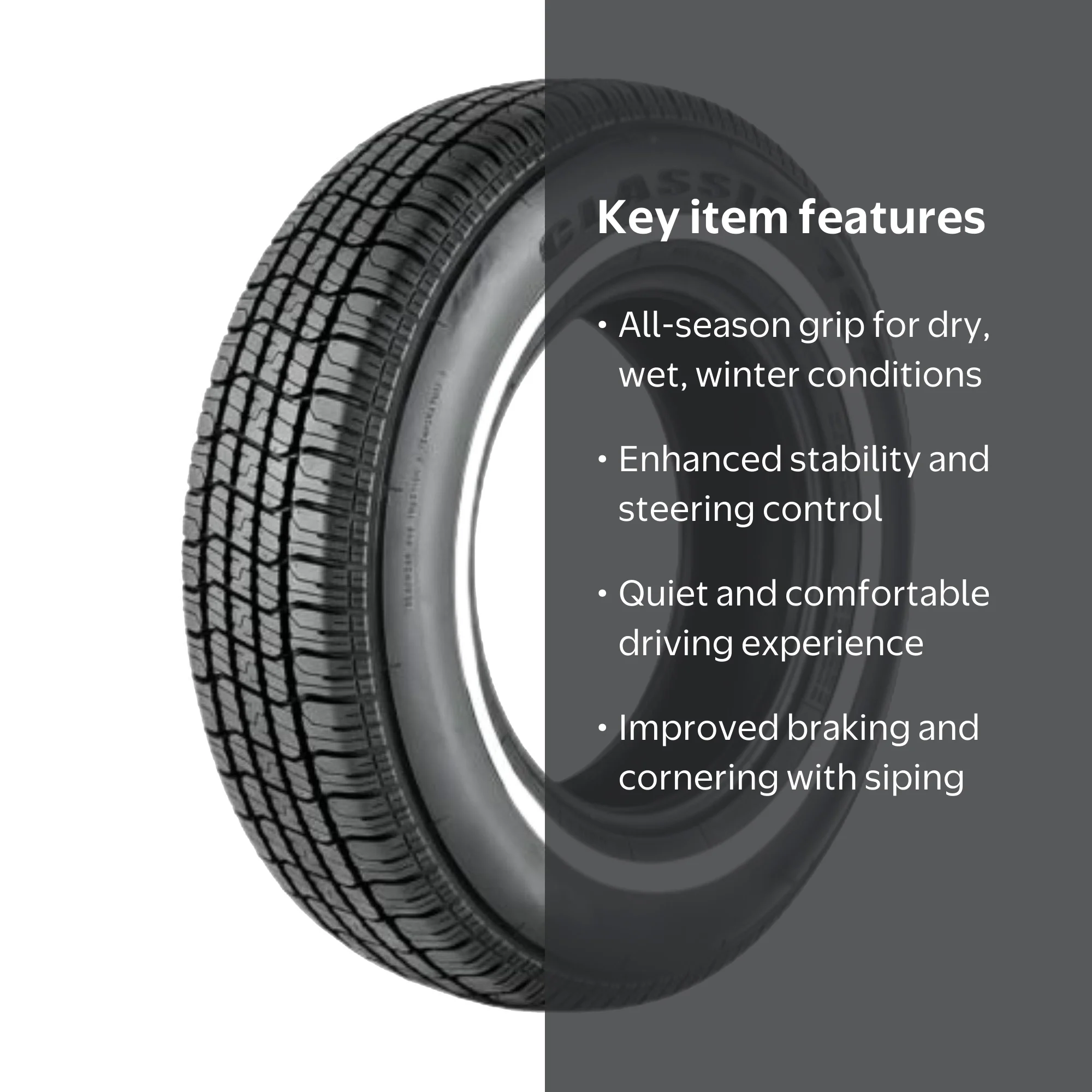 Omni Classic 787 Touring 205/70R14 93S Passenger Tire - Walmart.com