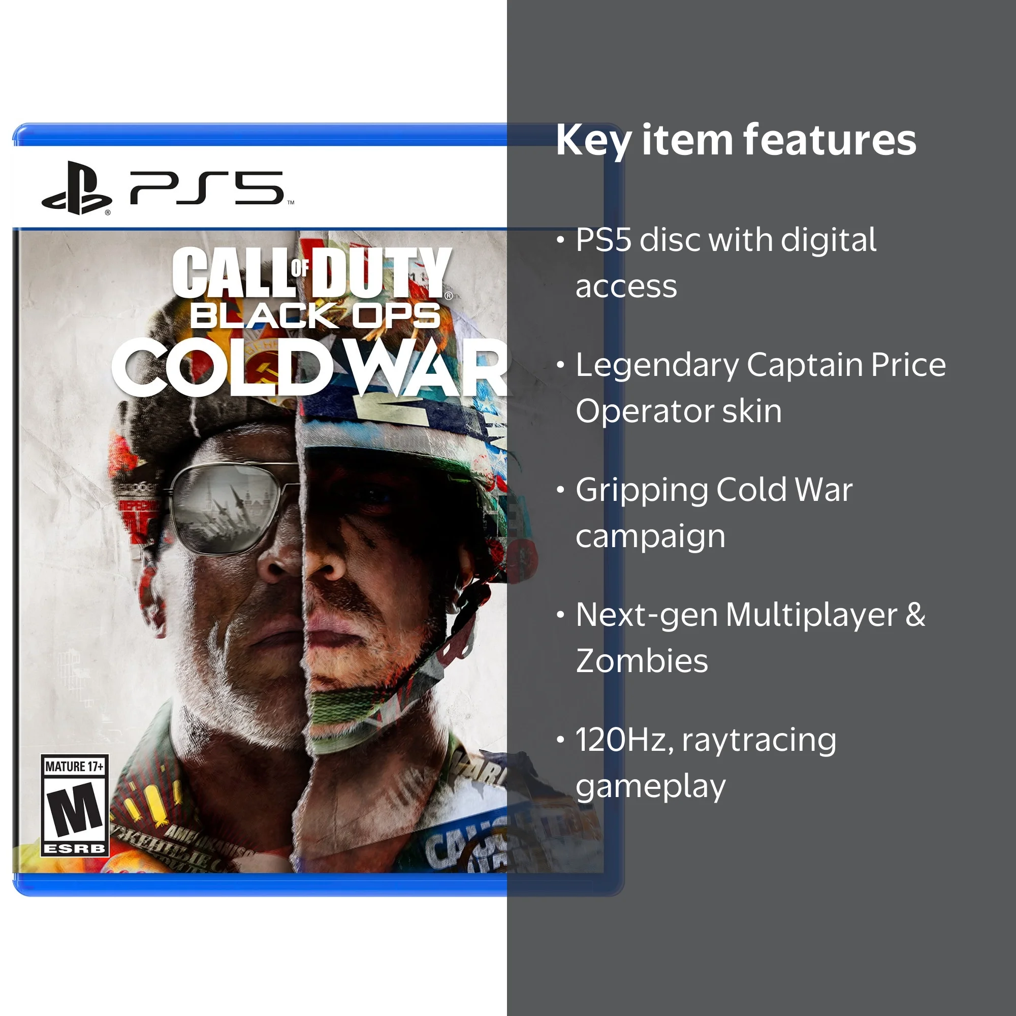 Call of Duty: Black Ops Cold War - New PS5 Game - Walmart.com