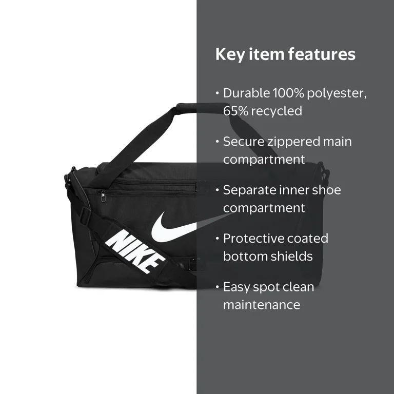 nike backpack duffel bag Ultimate Frisbee Duffle  Disc Store with a capacity of 3 Nike Black Brasilia Duffel Bag
