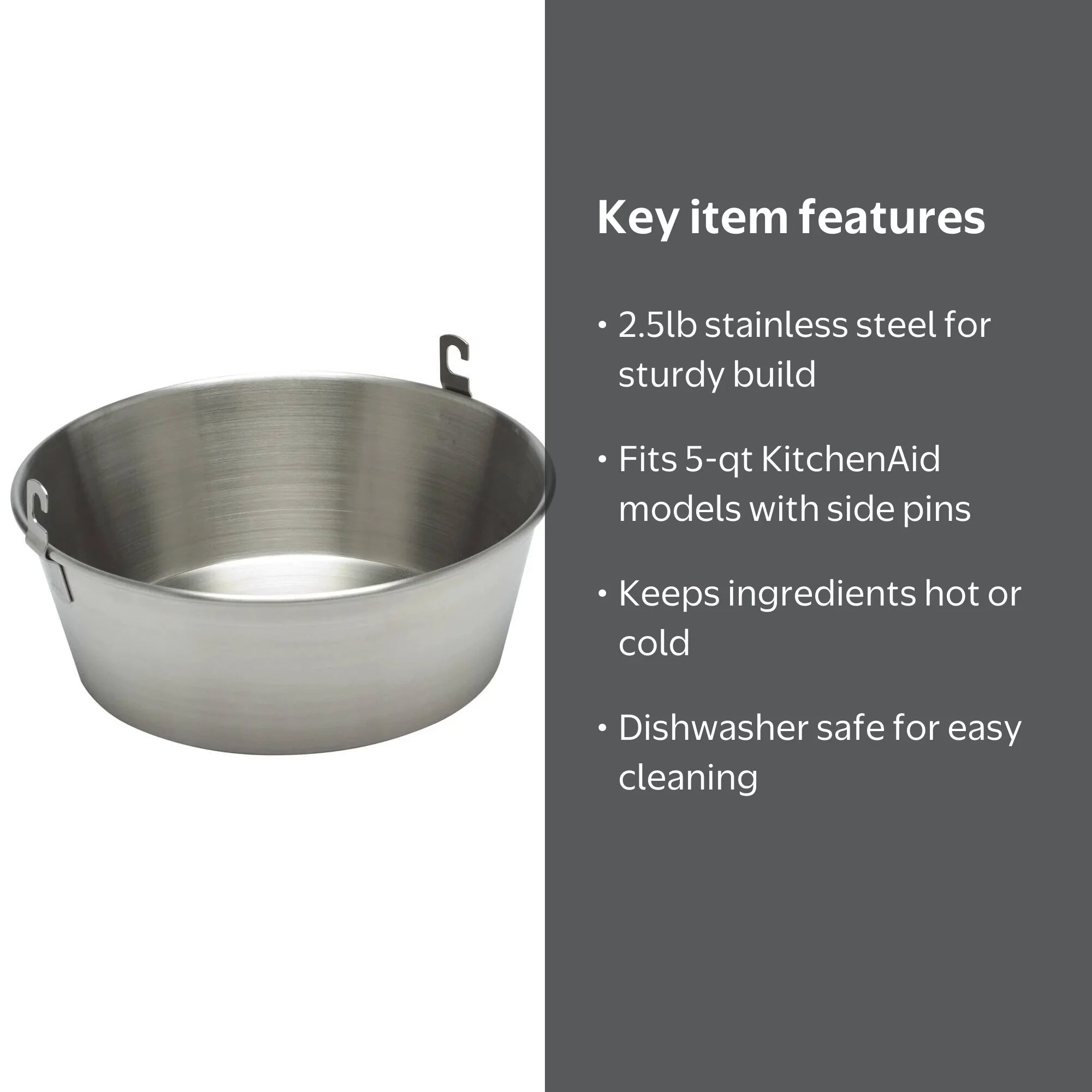 KitchenAid K5AWJ Mixer Attachment Water Ice Jacket for K4, K5