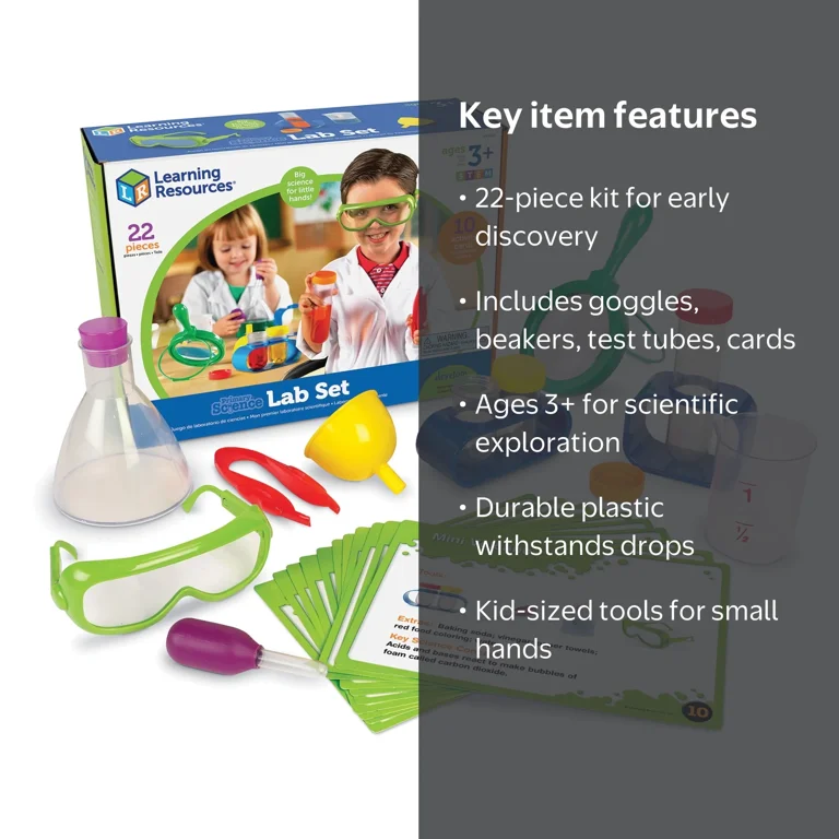 Learning Resources Primary Science Lab Set, Science Kit for Kids