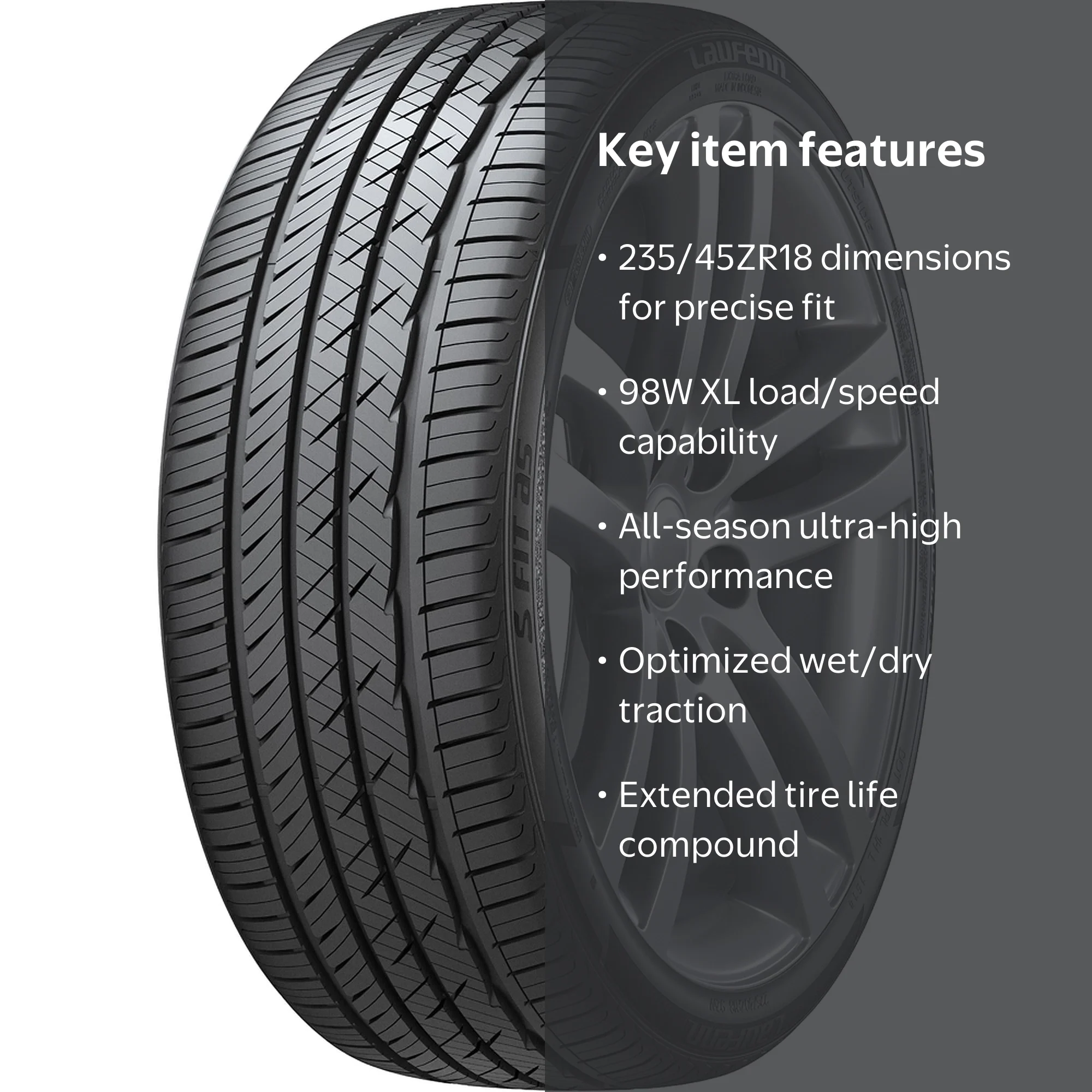 Laufenn S FIT AS LH01 Ultra-High-Performance All-Season 235/45ZR18