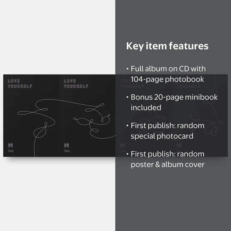 BTS - Love Yourself: Tear (Random cover, incl. 104-page photobook
