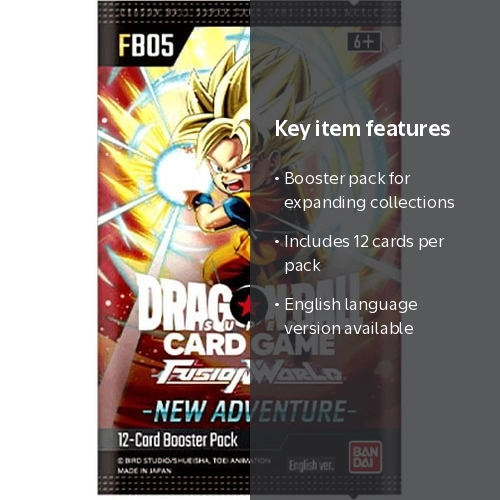 BANDAI HOBBY, Dragon Ball Super Fusion World FB05, 12 Cards