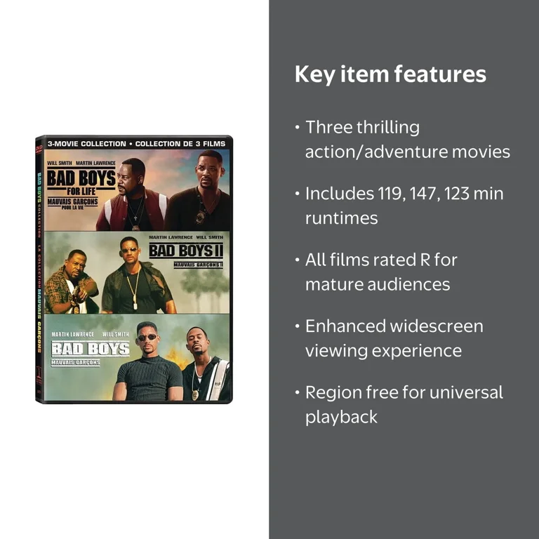 Sphe Collection: Bad Boys Trilogy - Bad Boys, Bad Boys II, Bad