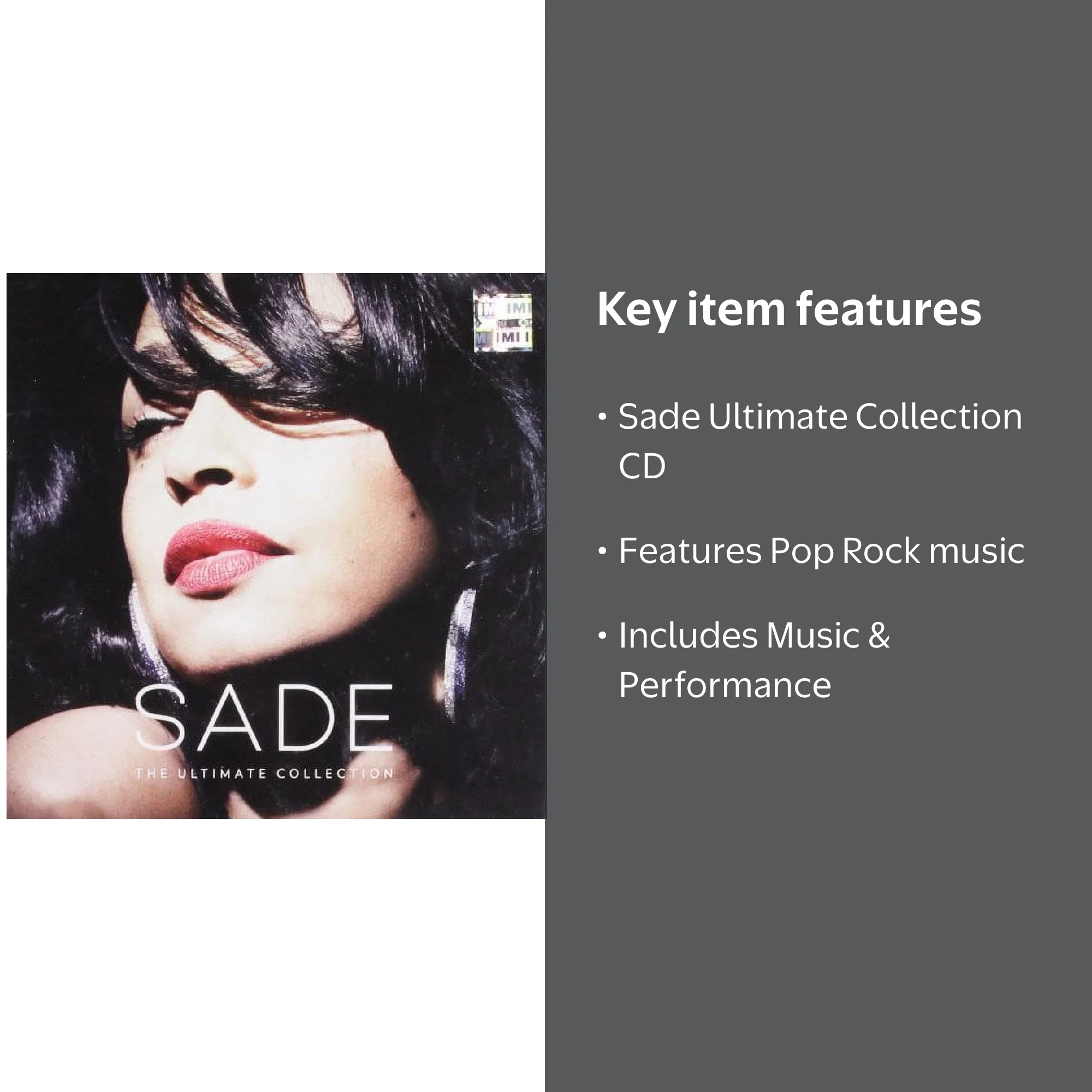 Sade - Ultimate Collection - Music & Performance - CD - Walmart.com